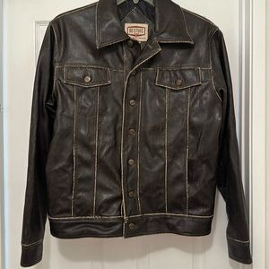 BC Ethic Vintage Faux Leather Bike/Moto Jacket